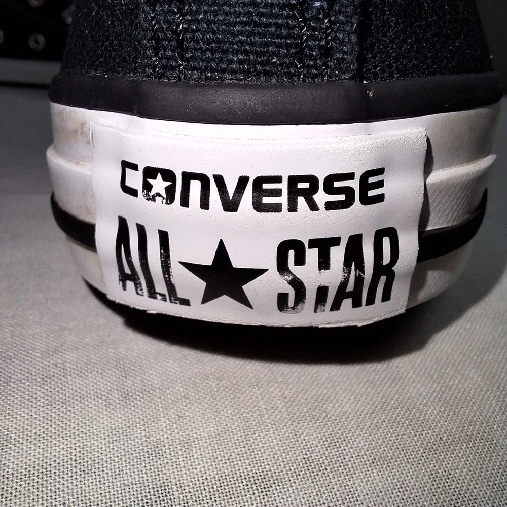 Black Canvas Low Top Converse All Star Shoes Boy Girl Youth Chuck Taylor US 2.5